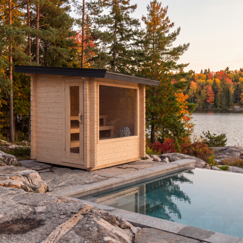 Avalon Electric Heated Cabin Sauna