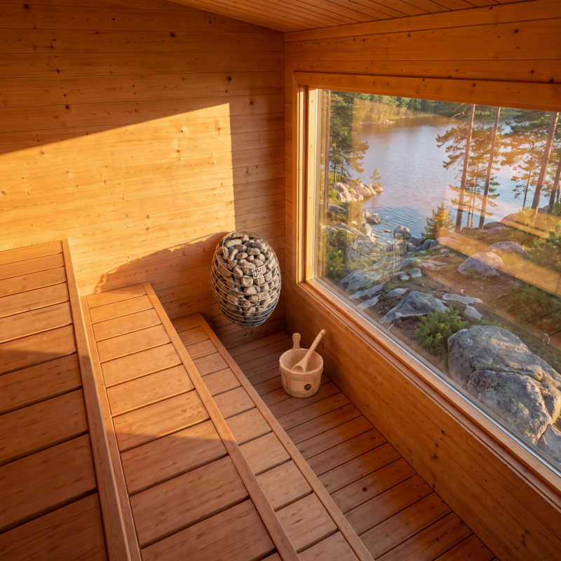 Avalon Wood Burning Cabin Sauna