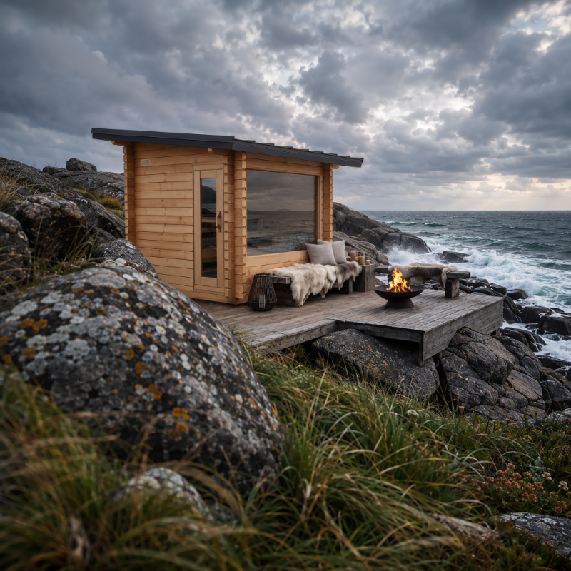 Avalon Wood Burning Cabin Sauna