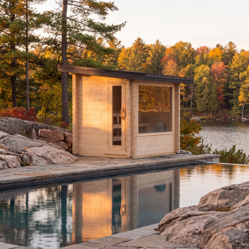 Avalon Wood Burning Cabin Sauna
