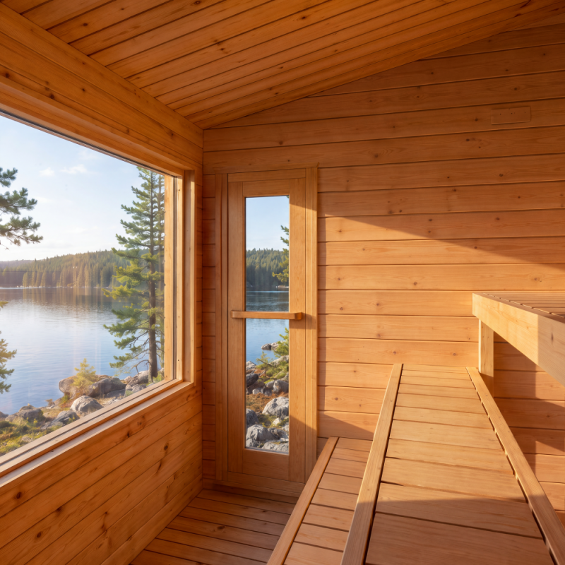 Avalon Wood Burning Cabin Sauna