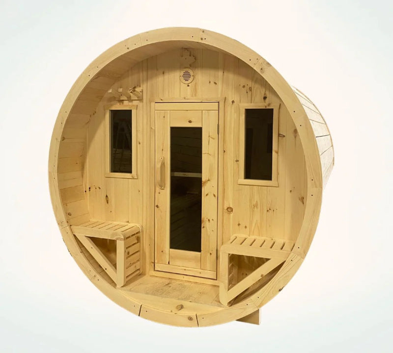 True North Electric Heated Barrel Sauna