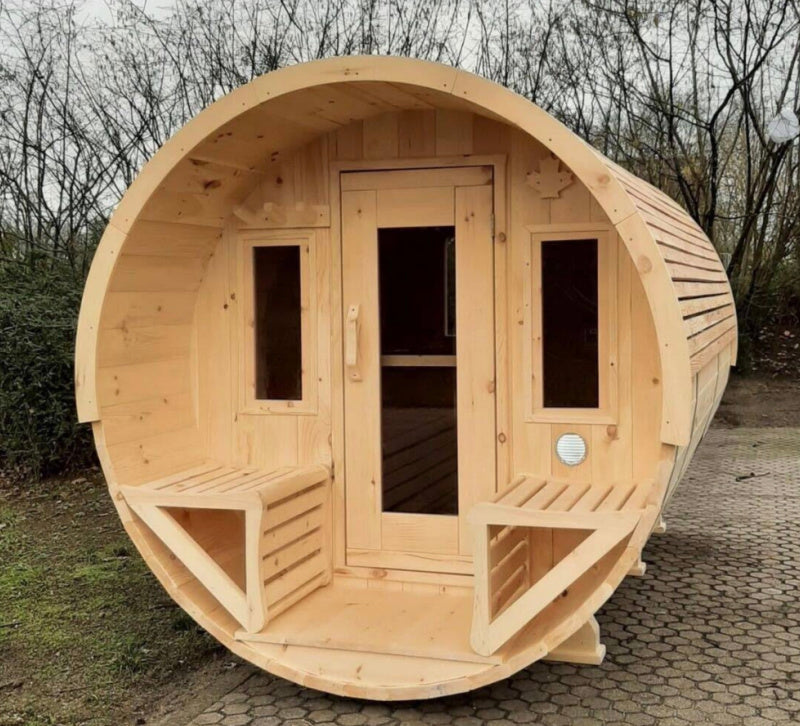 True North Electric Heated Barrel Sauna