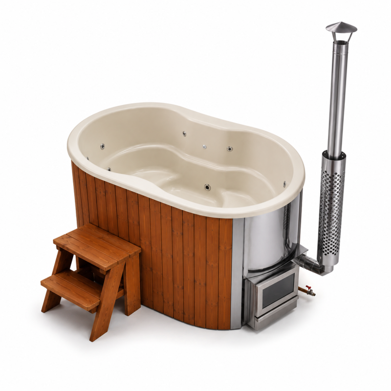 Calgary Wood Burning Hot Tub