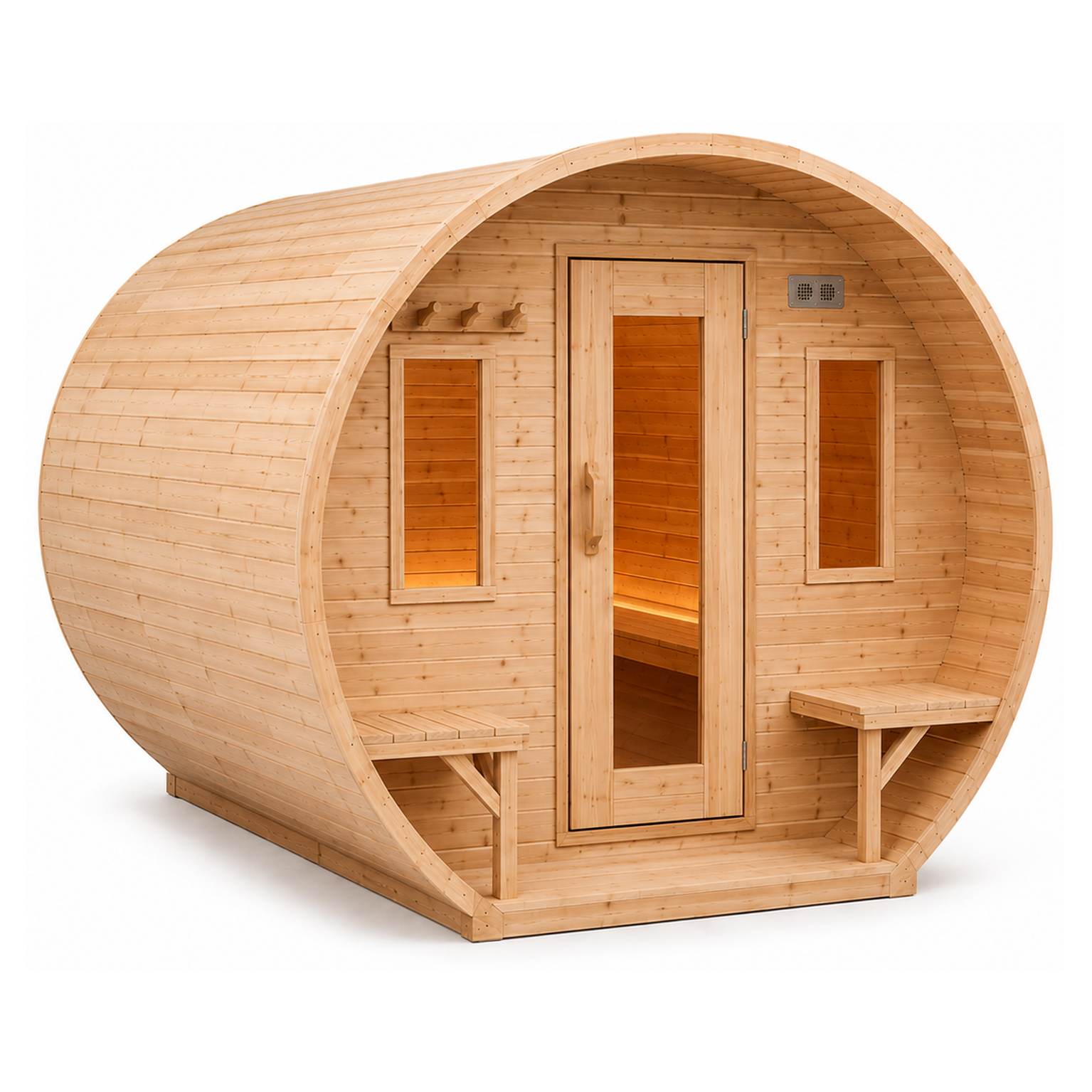Elation Electric Heated Barrel Sauna