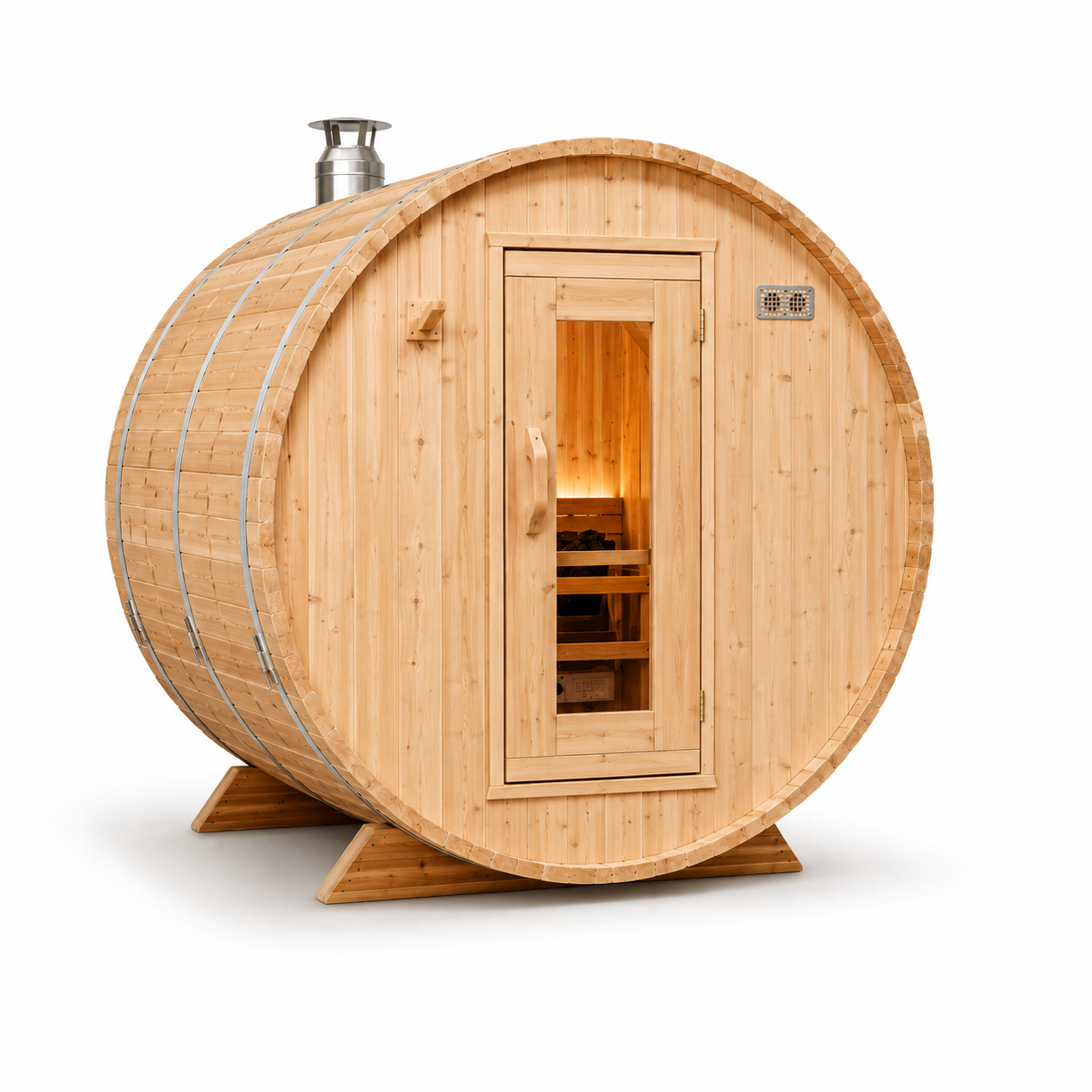 Harmony Wood Burning Barrel Sauna