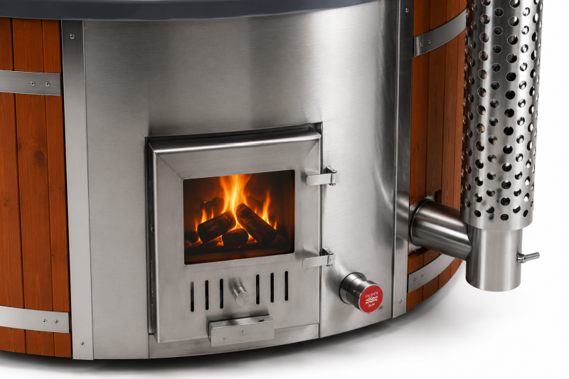 Jasper Hybrid Wood Burning Hot Tub