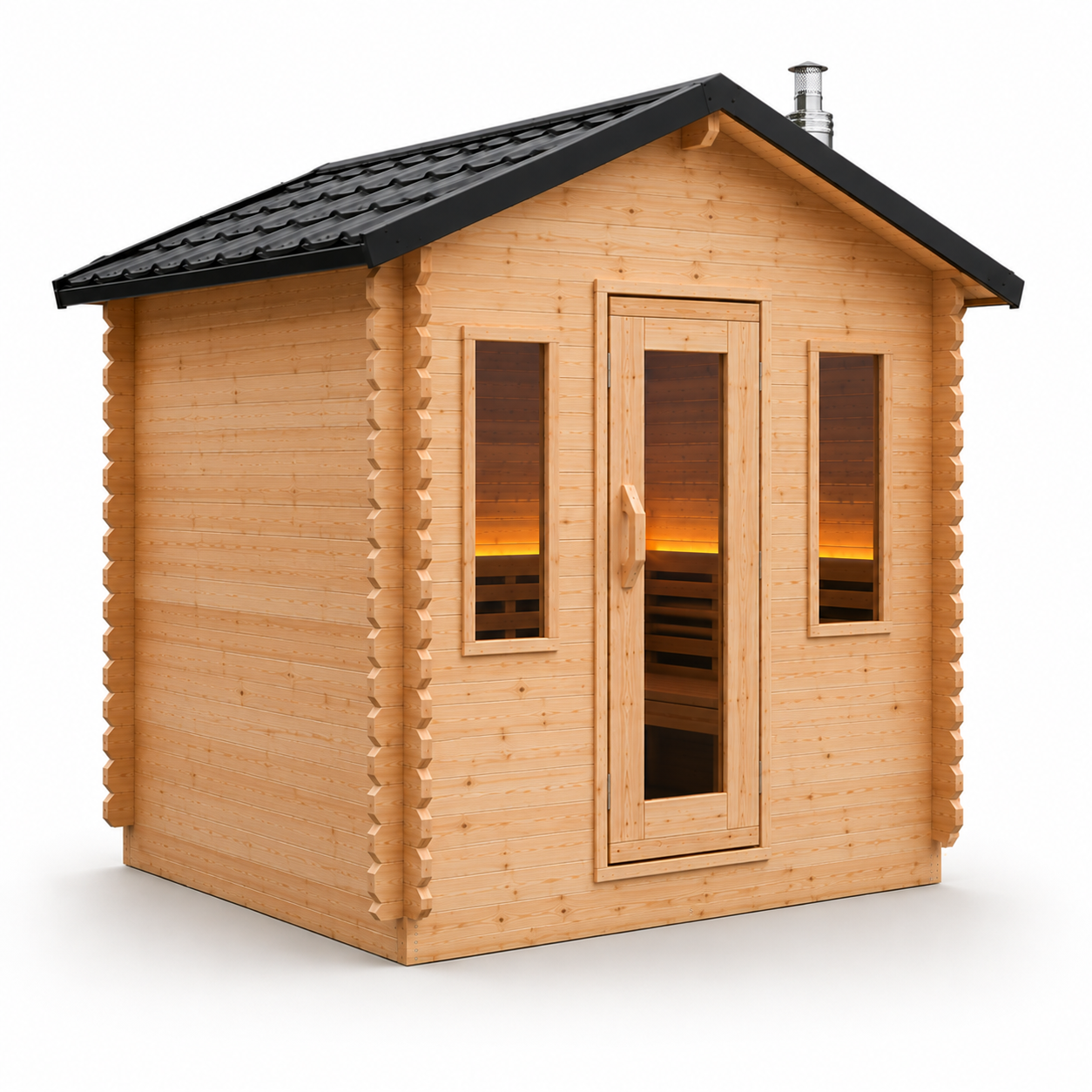 Georgian Wood Burning Cabin Sauna
