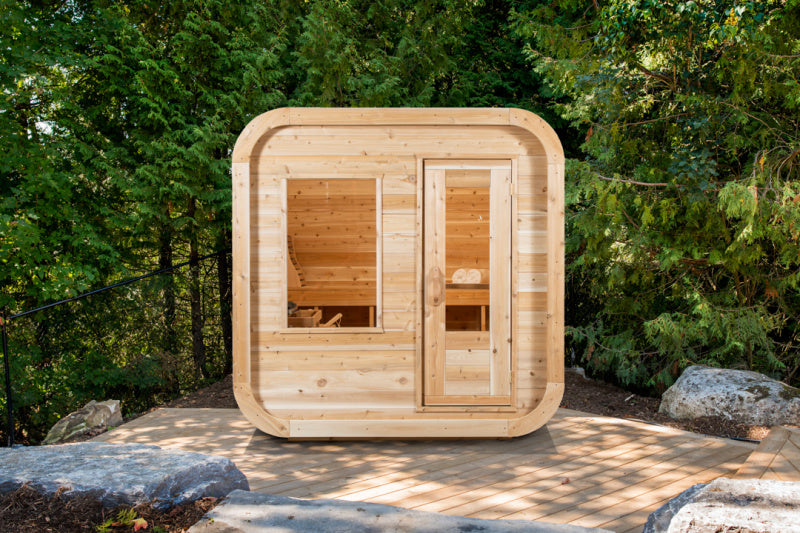 Luna Electric Heated Square Sauna