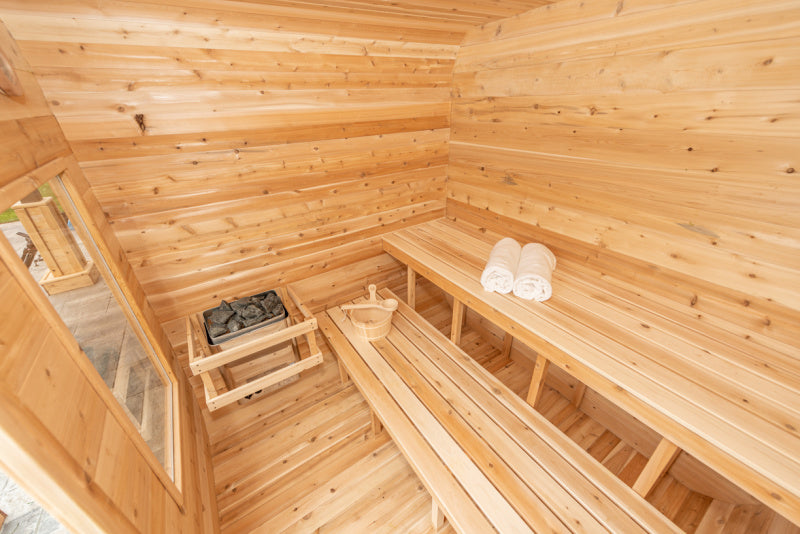 Luna Electric Heated Square Sauna