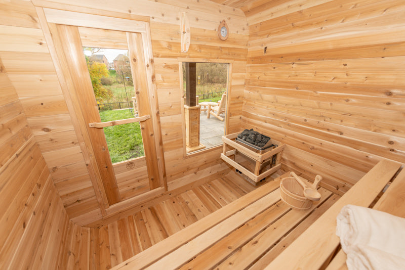 Luna Electric Heated Square Sauna