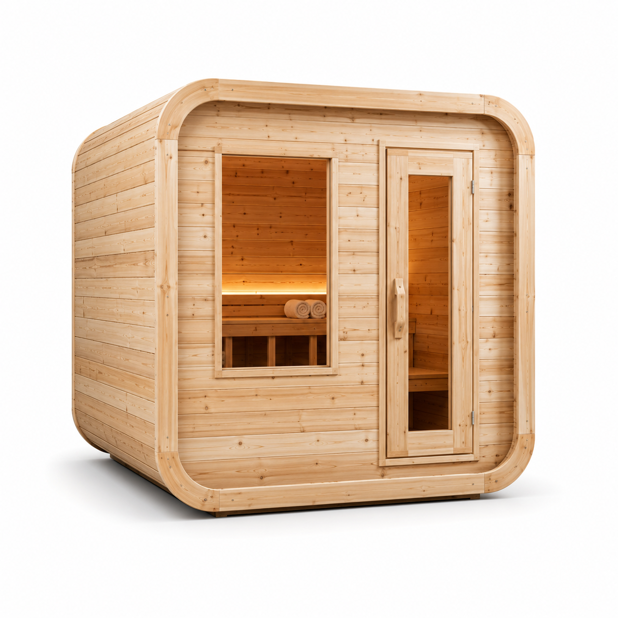 Luna Electric Heated Square Sauna