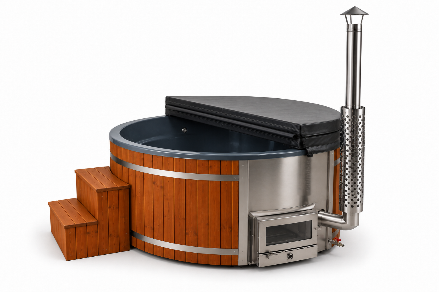 Montreal Wood Burning Hot Tub