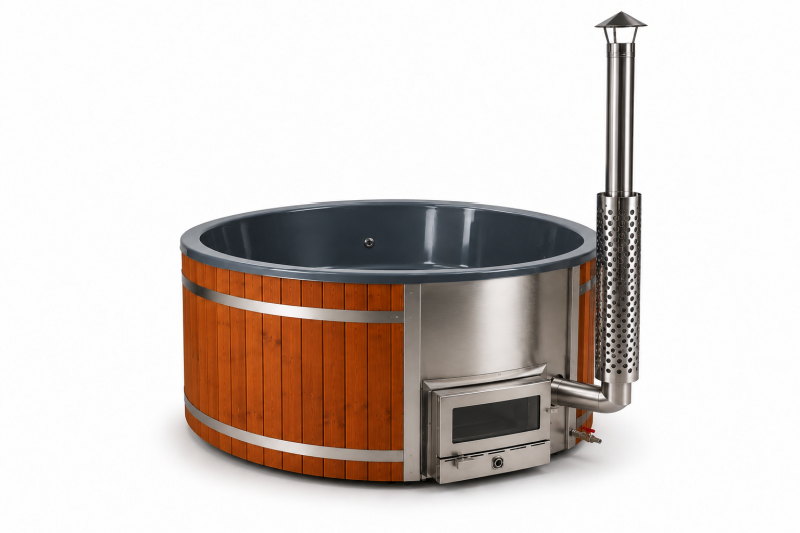 Montreal Wood Burning Hot Tub