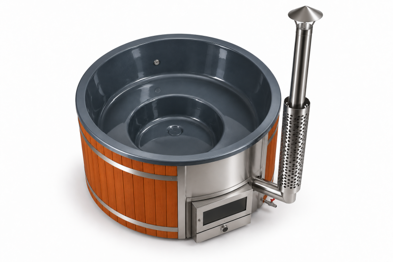 Montreal Wood Burning Hot Tub