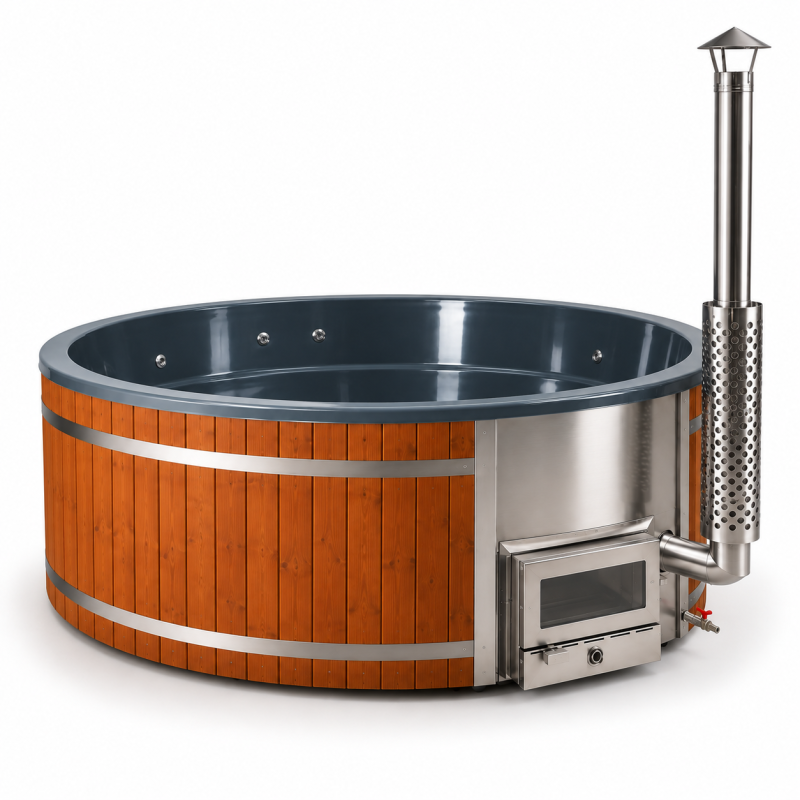 Montreal L Wood Burning Hot Tub
