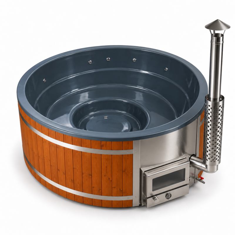 Montreal L Wood Burning Hot Tub