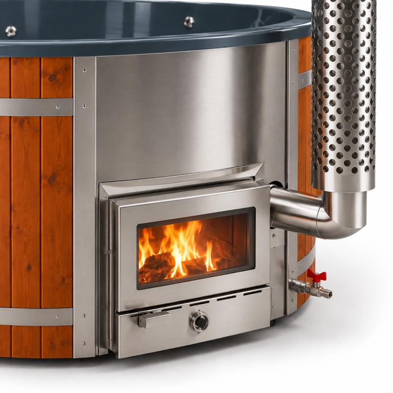Montreal L Wood Burning Hot Tub