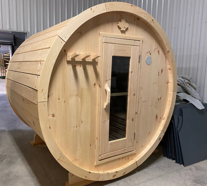 True North Electric Heated Barrel Sauna