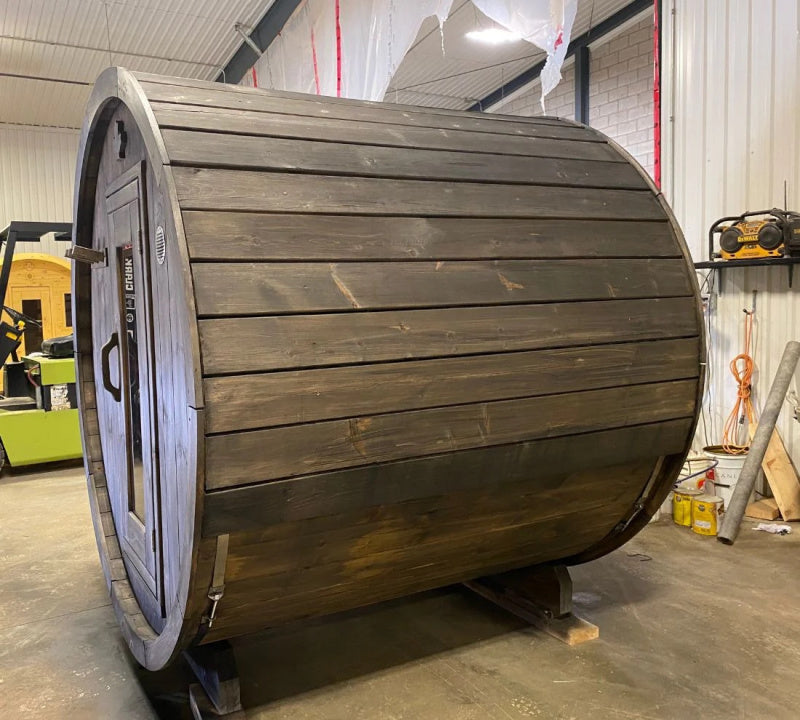 True North Electric Heated Barrel Sauna