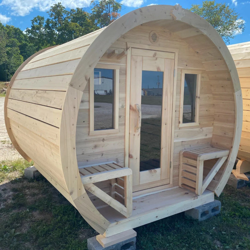 True North Schooner Wood Burning Barrel Sauna
