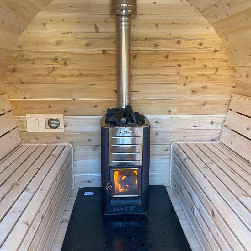 True North Schooner Wood Burning Barrel Sauna