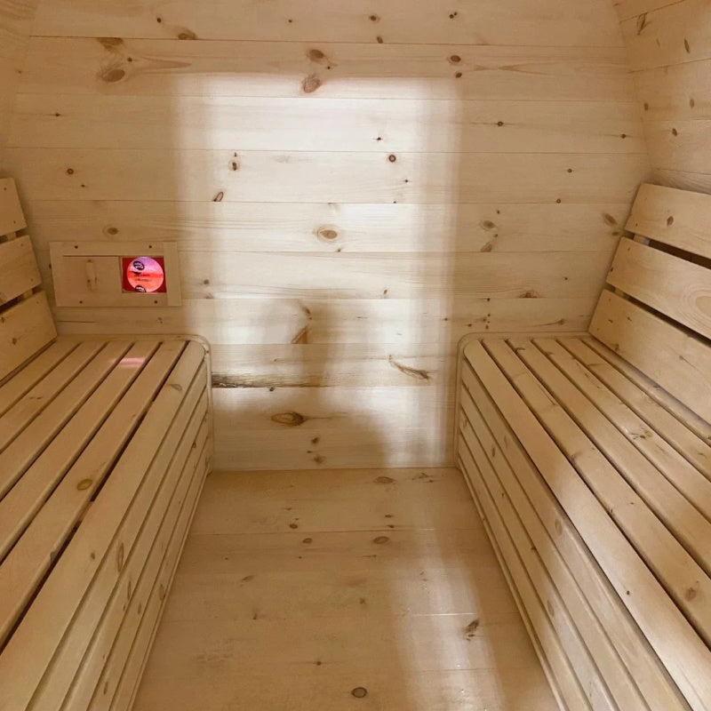 True North Schooner Wood Burning Barrel Sauna