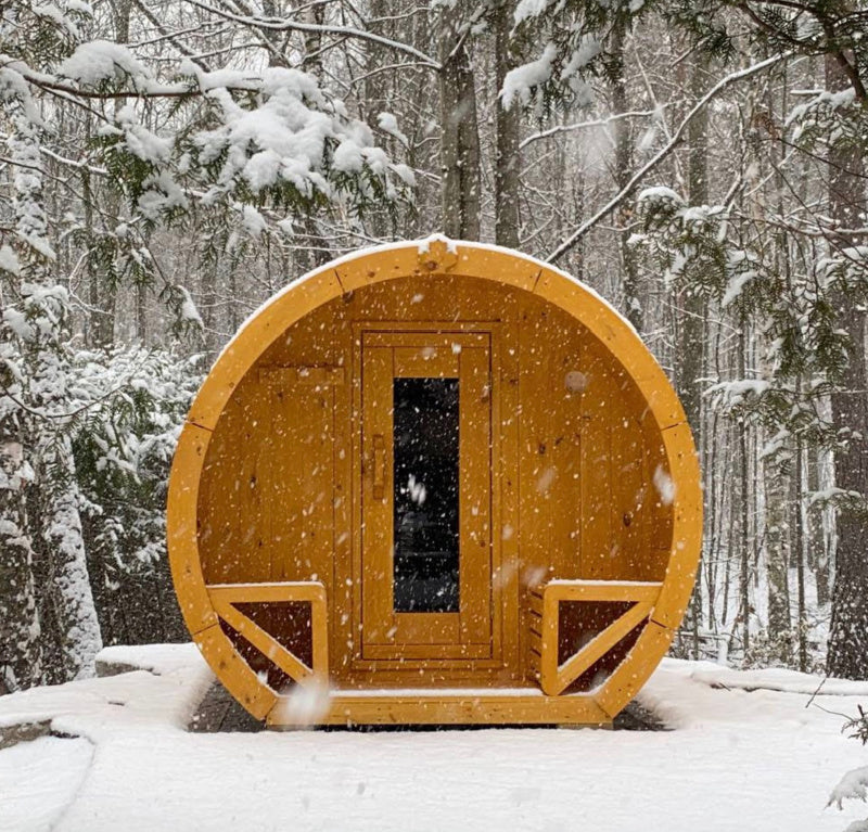 True North Schooner Wood Burning Barrel Sauna