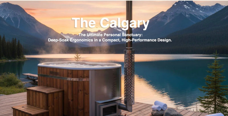 Calgary Wood Burning Hot Tub