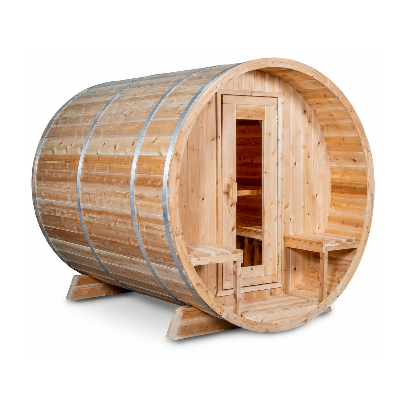 Serenity Electric Heated Barrel Sauna