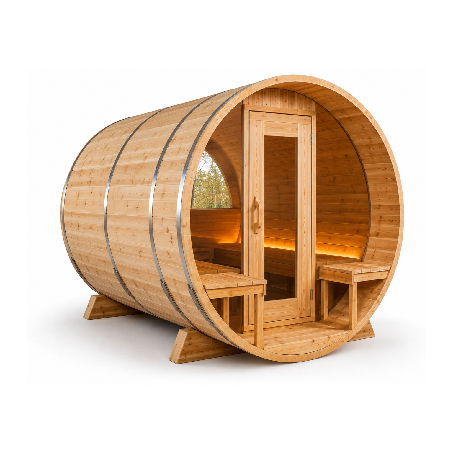 Serenity MP Electric Heated Barrel Sauna
