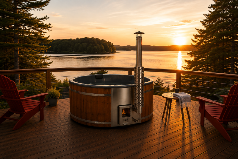 Toronto Wood Burning Hot Tub