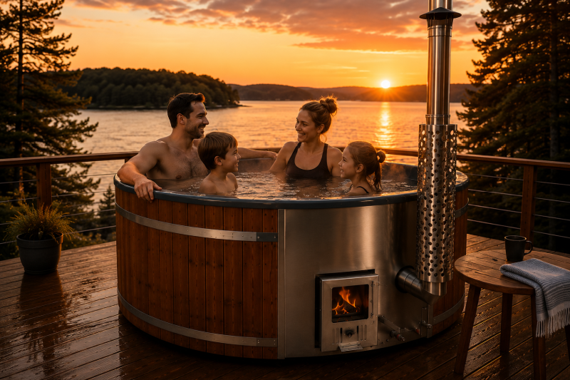 Toronto Wood Burning Hot Tub