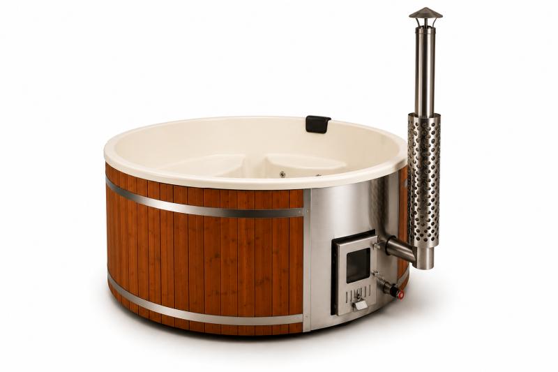 Toronto L Wood Burning Hot Tub