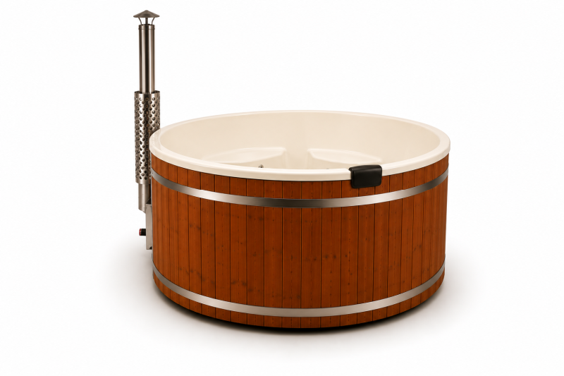 Toronto L Wood Burning Hot Tub