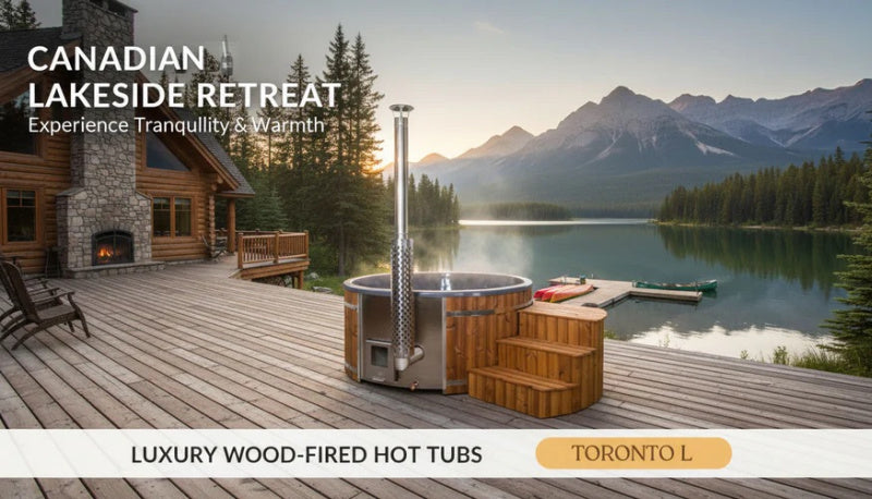 Toronto L Wood Burning Hot Tub