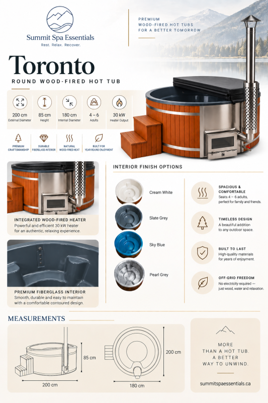 Toronto Wood Burning Hot Tub
