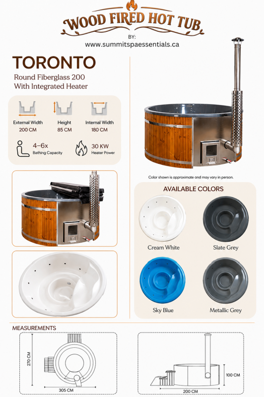 Toronto Wood Burning Hot Tub