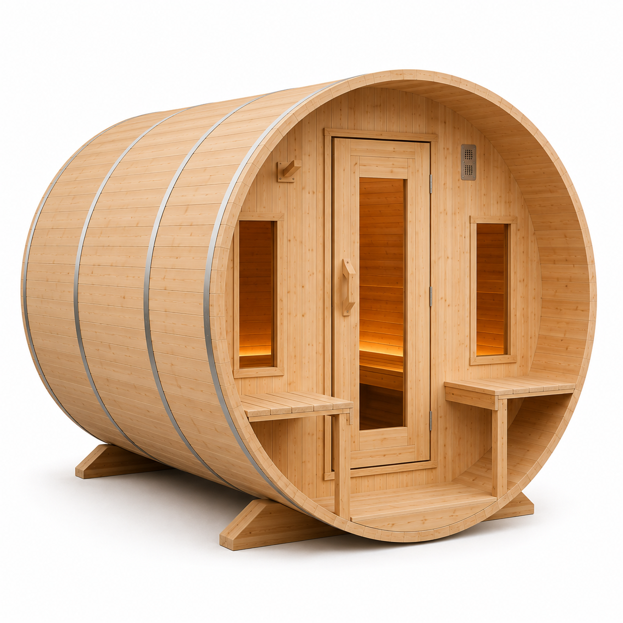 Tranquility Electric Heated Barrel Sauna