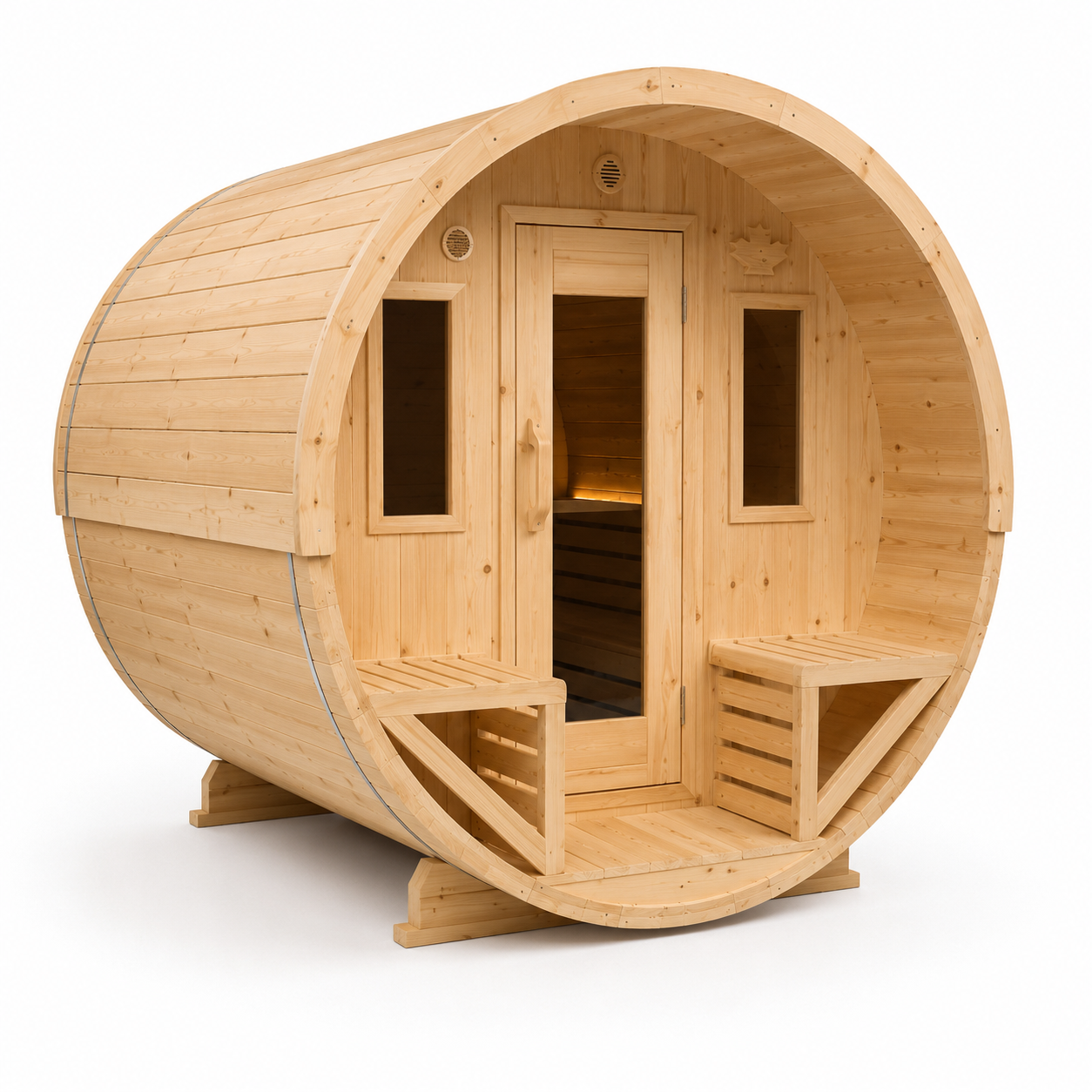 True North Electric Heated Barrel Sauna