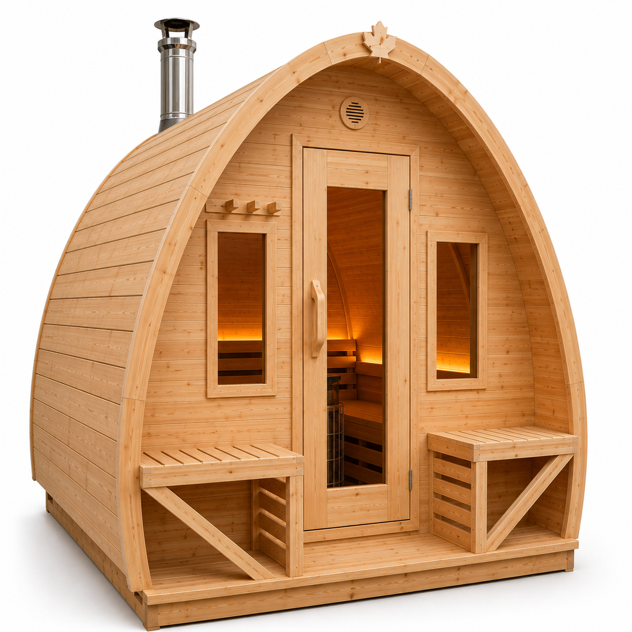 True North Large Pod Wood Burning Sauna