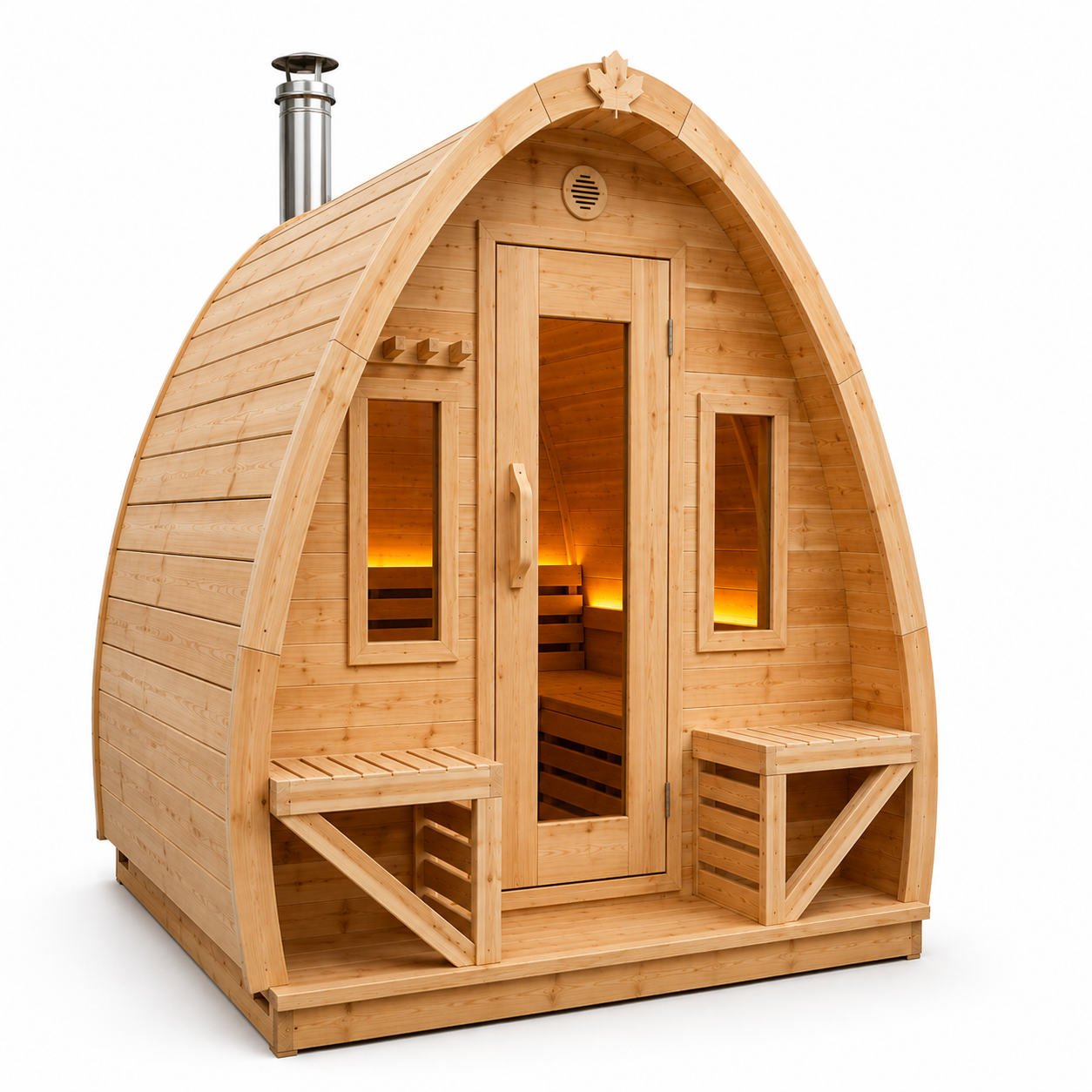 True North Tiny Pod Wood Burning Sauna
