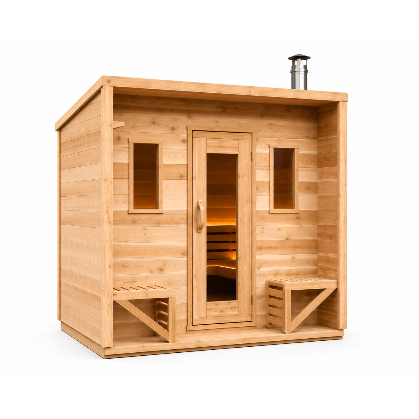 True North Wood Burning Cabin Sauna