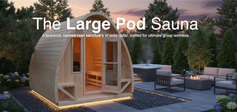 True North Large Pod Electric Heated Sauna