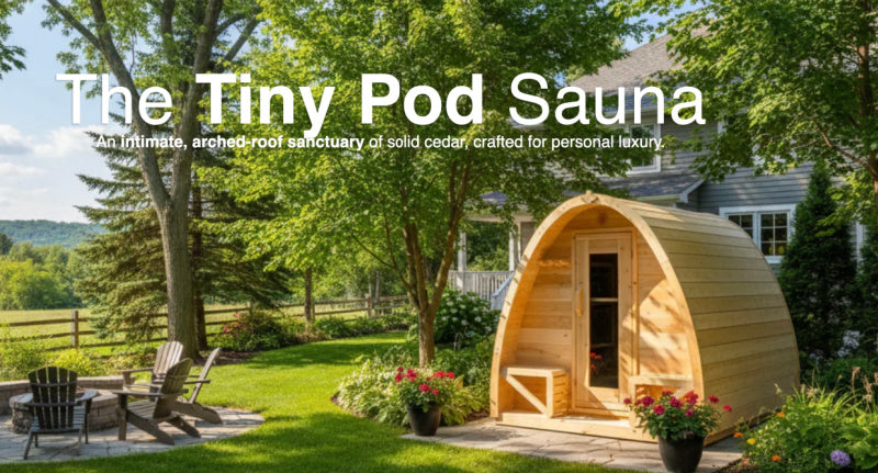 True North Tiny Pod Electric Heated Sauna