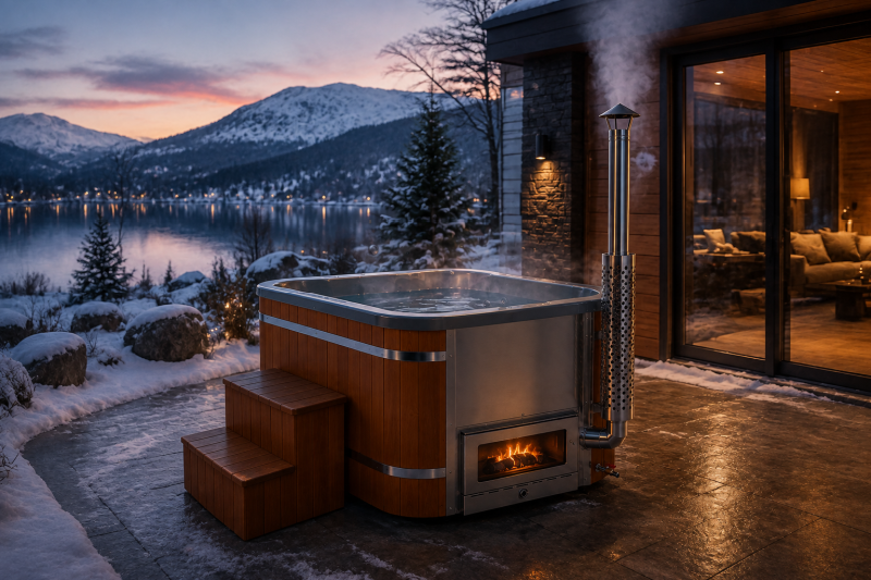 Vancouver Wood Burning Hot Tub